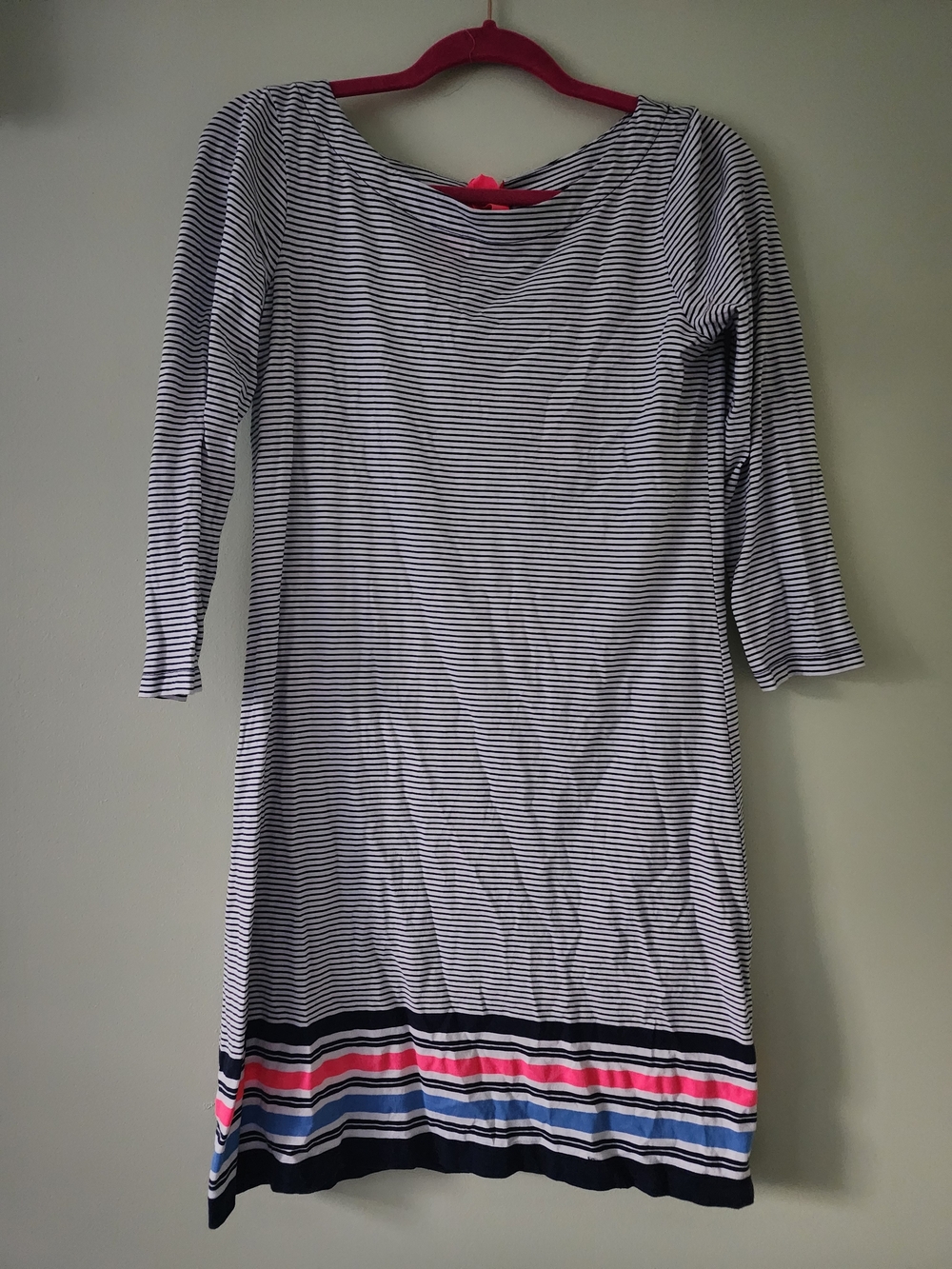 Lilly Pulitzer Navy and White Striped Dress